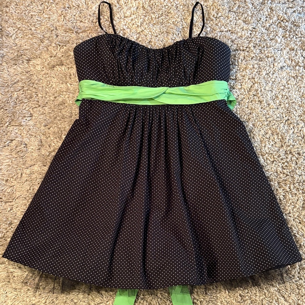 Black and White Polka Dot Dress Womens Size 14